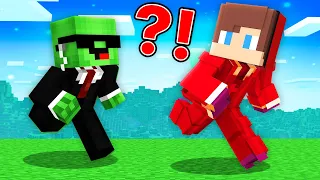 SECRET SPY Speedrunner vs CIA Hunter : JJ vs Mikey in Minecraft Maizen!