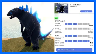 How Strong Is MAX OLD GODZILLA 2019? - Roblox Kaiju Universe