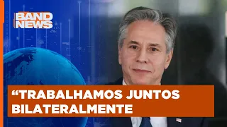 Antony Blinken comenta após encontro com Lula | BandNews TV