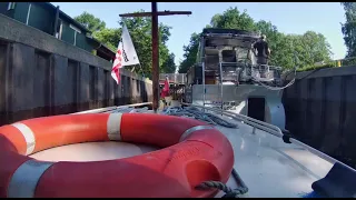 Tag 2 unserer Reise - Mit dem Boot von Oldenburg durch den Elisabethfehnkanal bis nach Wiltshausen.