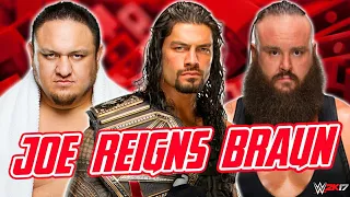 Roman Reigns vs Braun Strowman vs Samoa Joe   WWE RAW 31 July 2017