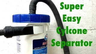 Easy cyclone separator