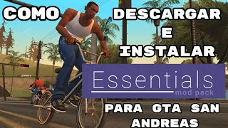 Como Descargar E Instalar SA Essentials Pack Para GTA San Andreas | JhonnyGameplays