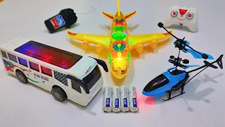 Transparent 3D Lighting Airbus A380 and 3D Lighting Rc Bus, helicopter, airbus a380, aeroplane, car,