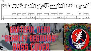 Grateful Dead - Scarlet Begonias (Bass Cover with Notation and Tab)