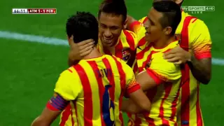 Neymar vs Atletico Madrid (A) 13-14