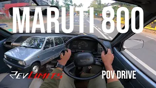 2002 MARUTI 800 | (796CC 37BHP)  | POV TEST Drive #17 | RevLimits |