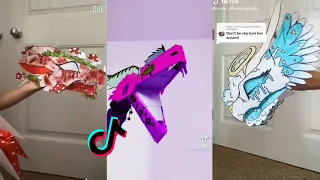 Dragon Puppet Crafts | Paper Dragon TikTok Compilation #67