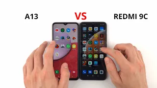 SAMSUNG A13 vs Redmi 9C | SPEED TEST