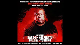 Tonight! Bass D Birthday Special. Live sets by DJ Bass-D - Nosferatu - DJ JDA - Yoshiko.