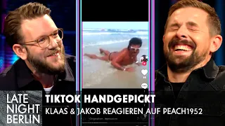 Klaas & Jakob schauen TikToks mit nackter Haut & 90er Vibes | TikTok Handgepickt | Late Night Berlin