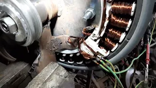 Generator electric din motor de mașină de spălat.