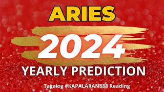 GOOD NEWS! EMOTIONAL & FINANCIAL CHANGES!! ♈️ ARIES 2024 GENERAL/MONEY/LOVE TAGALOG PREDICTIONS