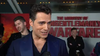The Ministry of Ungentlemanly Warfare New York Premiere - itw Henry Cavill (Official video)