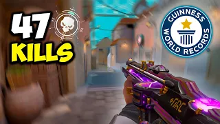 *WORLD RECORD* 47 Kills on Pearl (VALORANT NEW MAP)