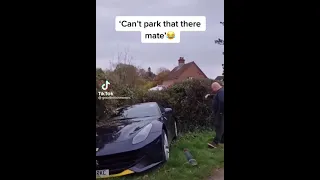 You can’t park that there mate