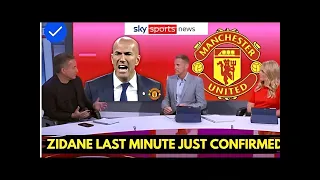 URGENT! ZIDANE ARRIVAL A STORM OF HOPE SWEEPS THROUGH PREMIER LEAGUE GIANT MANCHESTER UNITED