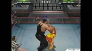 WWE WrestleMania XIX GameCube Gameplay - Big Show puts the