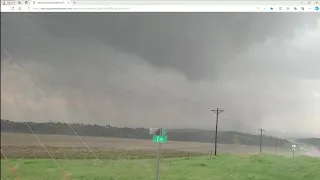 Stormchaser captures twister near Villisca, Iowa Tuesday