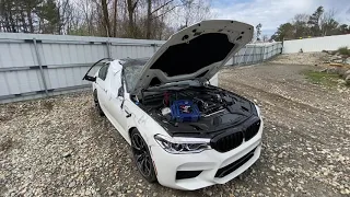 Осмотр перед аукционом 2020 BMW M5 , Как считаешь по чем уйдет на торгах ⁉️🤔