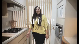 APÊ | AP - ANTES X DEPOIS, REFORMA COZINHA PEQUENA PLANEJADA