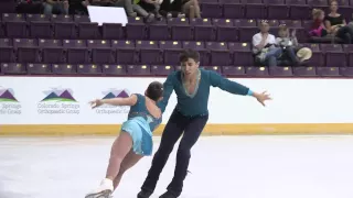 2015 ISU Jr. Grand Prix- Colorado Springs Pairs Free Skate Joy WEINBERG / Maximiliano FERNANDEZ USA