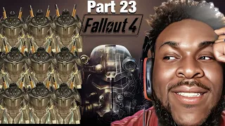 Fallout 4 Part 23 - Taking On 20 X-02 Power Armors (Echoes Of The Past) New UPDATE!!!