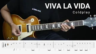 Viva La Vida - Coldplay - Guitar Instrumental Cover + Tab