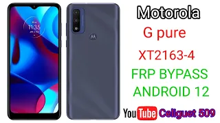 how to unlock google account Moto G Pure Bypass Google Account vérification (XT2163-4)  Android 12