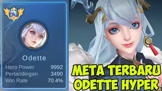 meta teraneh top 1 global,odette hyper ga masuk akal tapi bantai musuh di rank immortal