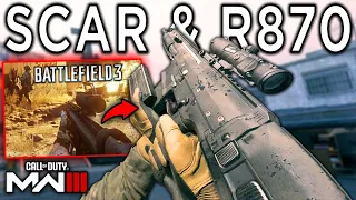 BF3 Operation Guillotine Blackburn SCAR & R870 in Modern Warfare 3 Multiplayer Gameplay