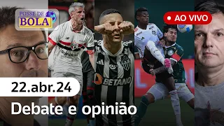 🔴 POSSE DE BOLA COM MAURO CEZAR, ARNALDO, TIRONI, JUCA KFOURI, TRAJANO E DANILO LAVIERI - 22/04/2024