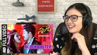 BLOCKBUSTER Video Song | Sarrainodu | Allu Arjun | Anjali | Rakul Preet Singh | #AlexaReacts