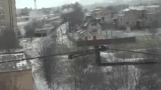 Shelling of Residential Area in Ukrainian Kramatorsk