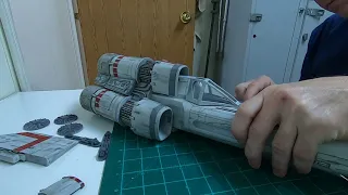 Dynamic Digital Creations BSG Viper MK1, 1/17 Build