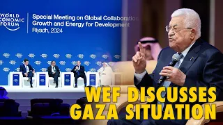 Palestine President Abbas at Davos: Rafah offensive will be catastrophe, only US can stop Israel