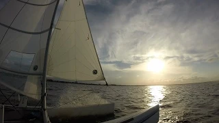 Nacra 5.8 Sailing