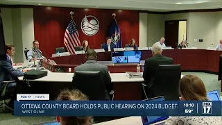 Ottawa County Board holds public hearing on 2024 budget