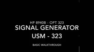 HP 8640B - 323 Signal Generator