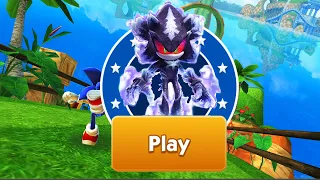 Sonic Dash vs Sonic Forces - Mephiles the Dark Unlocked - All Characters Fully Upgraded Werehog