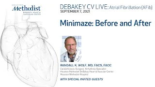 Minimaze: Before and After (Randall K. Wolf, MD and guests ) September 7, 2021