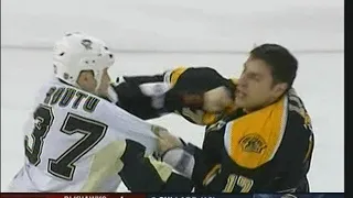 Milan Lucic vs Jarkko Ruutu