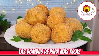 Bombas de papa EN POCOS MINUTOS las mas deliciosas