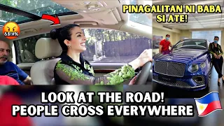 My Syrian SISTER'S First DRIVING in the Philippines! 🇵🇭 (Ang Galing!) 😲