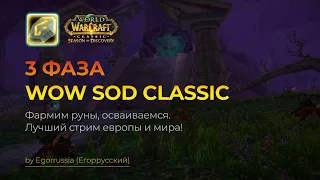 Продолжаем врыв в 3 фазу WoW SOD Classic!