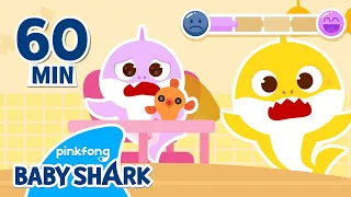 PEEKABOO! Is Baby Shark a Good Babysitter? | +Compilation | Best Episodes | Baby Shark Official