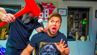 *HENRY CEJUDO* UFC + OLYMPIC CHAMPION gets HAMMER THERAPY for FROZEN ANKLE