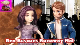 Ben Rescues Runaway Mal - Part 9 - Zombie Outbreak Descendants Project MC2 Disney