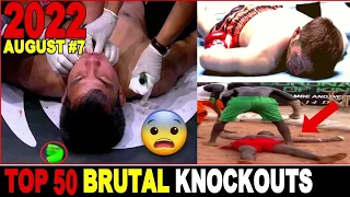 Top 50 MUAYTHAI•MMA•KICK•BOXING•KUN KHMER Knockouts👉AUG 2022 #7