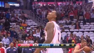 Jeff Teague Spectacular Dunk (Offensive Foul)